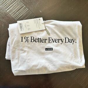 LSKD 1% better flxcotton oversized tee, size XL. Brand new with tags